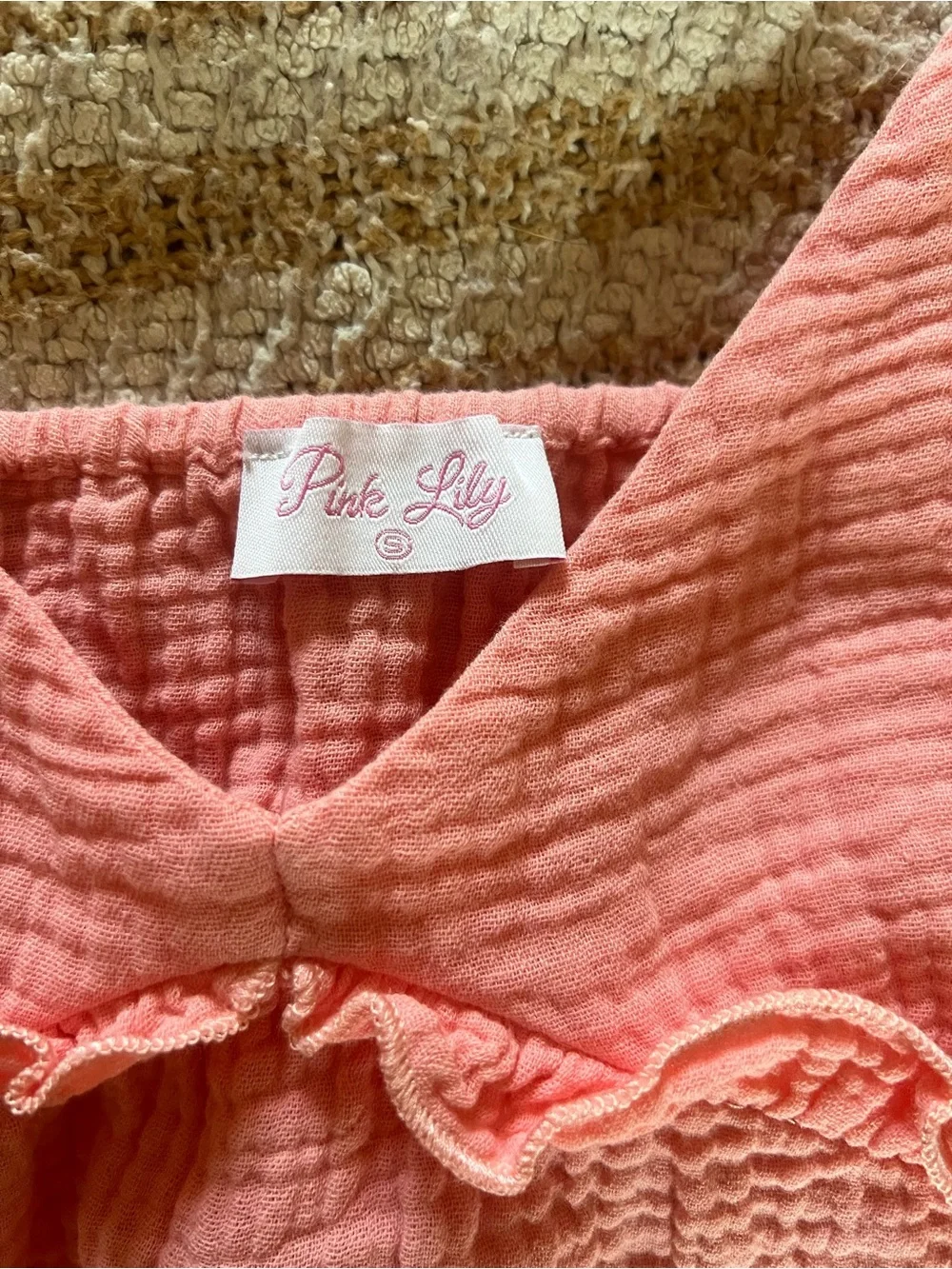 Pink Lily Tie Strap Mini Dress - Picture 6 of 6